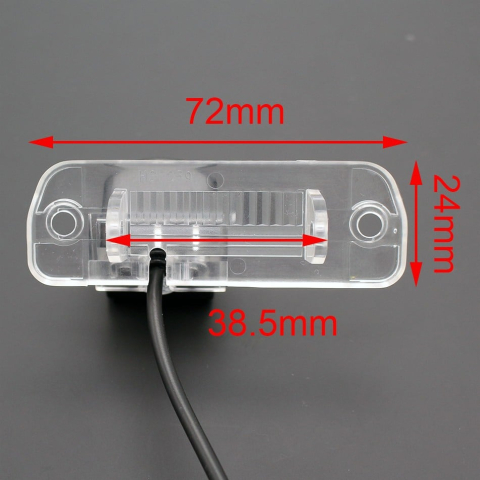 Camera marsarier HD,fisheye, unghi 170 grade cu Night Vision pentru Mercedes-Benz ML W164, ML W166, GL X164, R W251 [4]