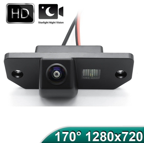Camere marsarier dedicate - Camera marsarier HD, Ford Focus MK2, C-Max, unghi 170 grade cu StarLight Night Vision Fisheye