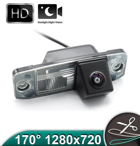 Camere marsarier dedicate - Camera marsarier Hyundai ELANTRA, SONATA, ACCENT, TUCSON, VERACRUZ , HD, unghi 170 grade cu StarLight Night Vision