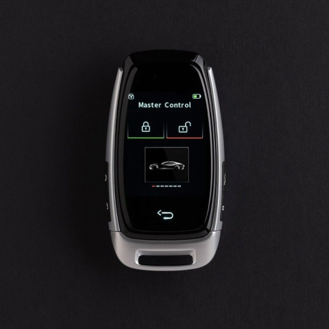 Cheie Smart key dedicata audi, volkswagen, LCD, argintiu [1]