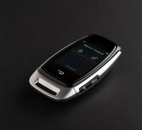 Cheie Smart key dedicata audi, volkswagen, LCD, argintiu [2]