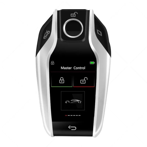 Smart Key LCD - Cheie Smart key dedicata BMW, LCD, argintiu