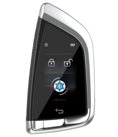 Smart Key LCD - Cheie Smart key dedicata BMW, LCD, silver agintiu
