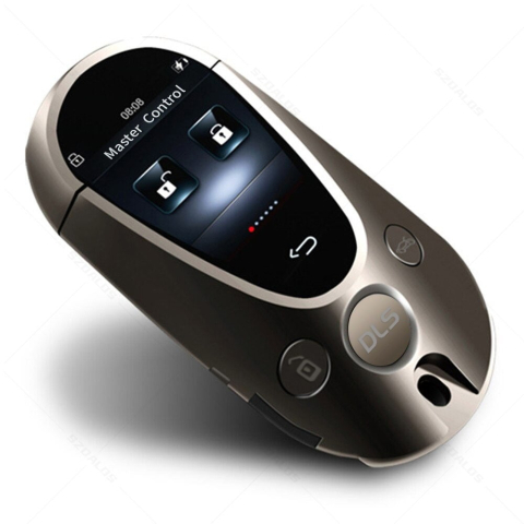 Cheie Smart key dedicata Mercedes, LCD, functie keyless, negru [1]