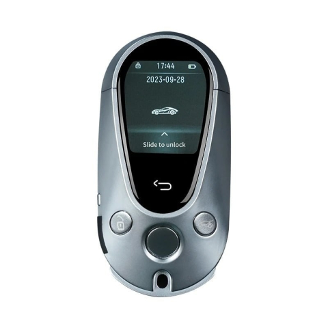 Smart Key LCD - Cheie Smart key dedicata Mercedes, LCD, functie keyless, silver