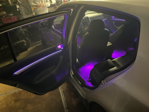 Kit lumini ambientale wireless cu LED, Acrilice 18 in 1 - Portiere, bord, manere, scaune [2]