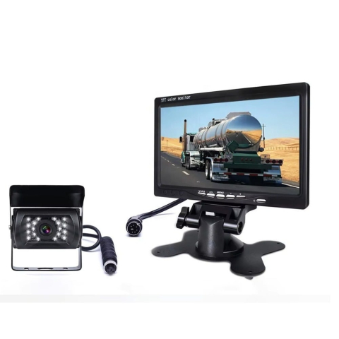 Camere marsarier universale - Kit marsarier camera si display de 7" 12V~24V, pentru Camioane, Autocare, Bus-uri, autoturisme
