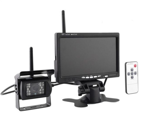 Kit marsarier wireless cu camera si display de 7" 12V~24V, pentru Camioane, Autocare, Bus-uri [1]