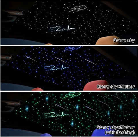 Kit Plafon Instelat twinkle + stele cazatoare 26W RGBW 1510 fire la 3 metri, combinate [5]