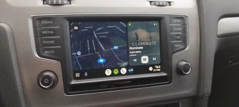 Modul CarPlay și Android Auto Wireless pentru Volkswagen T-Cross / T-roc (2016-2019) MIB2 [2]