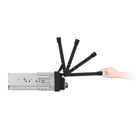 Navigatie 1DIN, Ecran retractabil, 2GB RAM 64GB, Android, Bluetooth, Wifi, Carplay / Android Auto [4]