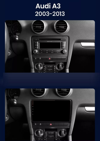 Navigatie Audi a3 2003 - 2013, Android 12, 1GB RAM 32GB, wifi, google maps, youtube, waze, bluetooth [3]