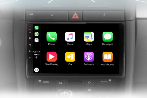 Navigatie Audi a4 b6, b7, seat exeo, android 12, 1GB RAM 32GB, wifi, google maps, youtube, waze, bluetooth  [5]