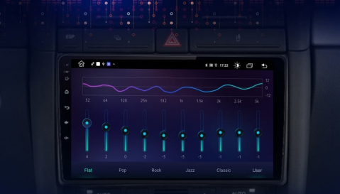 Navigatie Audi a4 b6, b7, seat exeo, android 12, 1GB RAM 32GB, wifi, google maps, youtube, waze, bluetooth  [7]