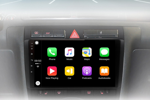 Navigatie audi a6 c5 1997-2006, android 12, 1GB RAM, wifi, waze, youtube, google maps, bluetooth [3]