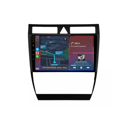 Navigatie auto dedicata - Navigatie audi a6 c5 1997-2006, android 12, 1GB RAM, wifi, waze, youtube, google maps, bluetooth
