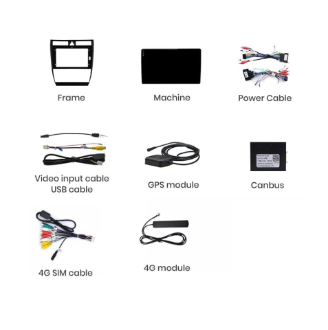 Navigatie Audi a6 c5 1997-2006, Android 13,Ecran 2K, 8GB RAM 256GB, Octa Core, carplay /android auto [10]