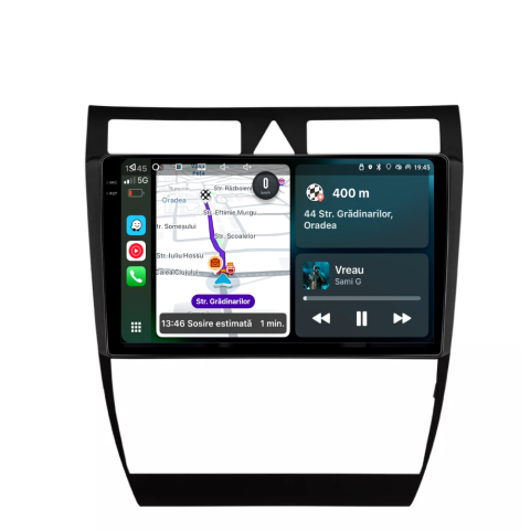 Audi A6 C5 (1997-2006) - Navigatie Audi A6 C5 (1997-2006), Android, Ecran 9 inch, 4GB RAM 64GB, 4-core