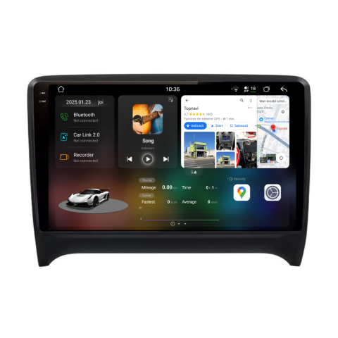 Audi TT mk2 (2006-2014) - Navigatie audi TT (2006-2014), Android, Ecran 9 inch 2K, 12GB RAM 256GB, 8-core