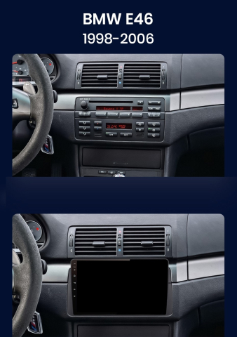 Navigatie BMW E46 (1998-2006), Android, Ecran 9 inch, 1GB RAM 32GB [3]