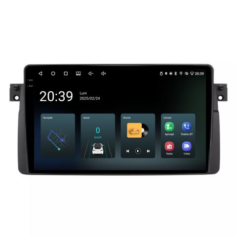 Navigatie BMW E46 (1998-2006), Android, Ecran 9 inch, 2GB RAM 32GB [3]