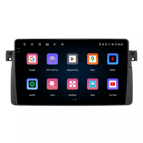 Navigatie BMW E46 (1998-2006), Android, Ecran 9 inch, 2GB RAM 32GB [1]