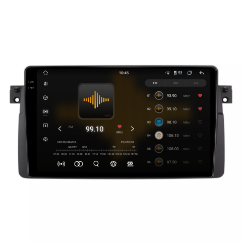 Navigatie BMW E46 (1998-2006), Android, Ecran 9 inch 2K, 12GB RAM 256GB, 8-core [2]