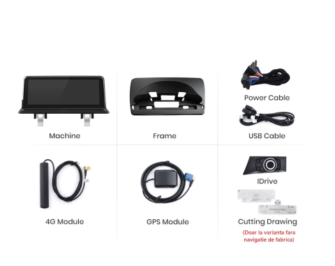 Navigatie Bmw Seria 1 (2003-2013), Android, 4GB 64GB, sistem Fara navigatie de fabrica [2]