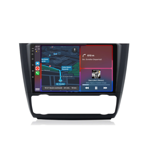 BMW - Navigatie BMW Seria 1 E82 E88 E81 E87 2004-2011, Android 12, 1GB RAM 32GB, waze, youtube, google maps,bluetooth