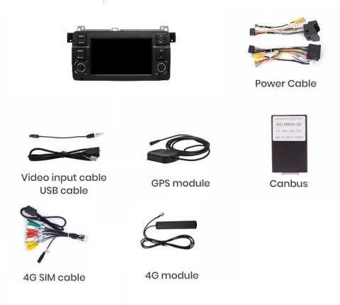 Navigatie Bmw seria 3 E46 (1998-2006), 4GB RAM 64GB, ecran 7 inch [5]