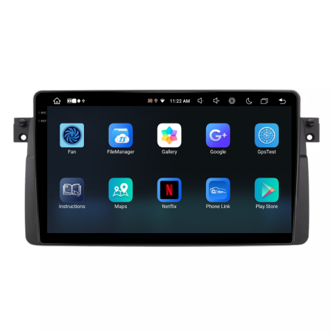 Navigatie Bmw seria 3 e46, Android 13,Ecran 2K, 8GB RAM 256GB, Octa Core, carplay /android auto [12]