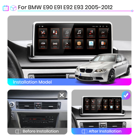 Navigatie BMW Seria 3 E90 (2004-2012), Android, 4GB RAM 64GB, 8-core [7]