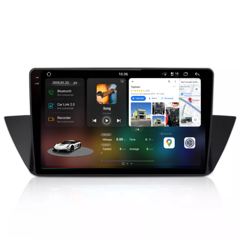 X1 E84 (2009-2015) - Navigatie BMW X1 E84 (2009-2015), Android, Ecran 10 inch 2K, 12GB RAM 256GB, 8-core