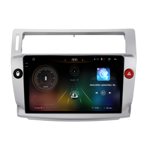 Navigatie Citroen C4 (2004-2009), Ecran 9 inch 2K, 12GB RAM, 256GB, 8-core [1]