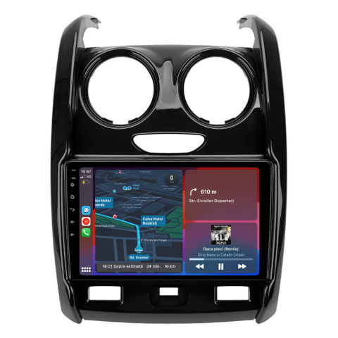 Navigatie auto dedicata - Navigatie Dacia Duster (2012-2019), Android, Ecran 9 inch, 1GB RAM 32GB