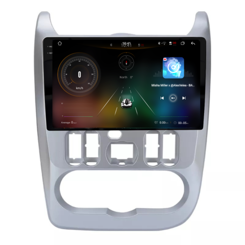 Navigatie Dacia Logan 1 (2008-2013), Android, Ecran 9 inch 2K, 12GB RAM 256GB, 8-core [1]