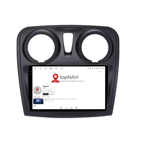 Navigație Dacia Logan 2 (2012-2020), Android, Ecran 9 inch, 2GB RAM 32GB [1]