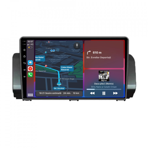 Dacia - Navigatie Dacia Logan 3, (2021+), Android, 1GB RAM 32GB, Ecran 10 inch