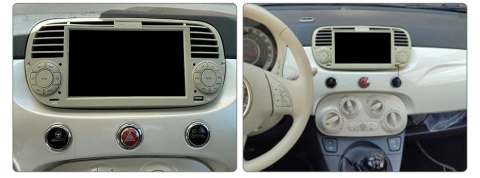 Navigatie Fiat 500 (2007-2015), Ecran 9 inch, 4GB RAM 64GB, 4-core [2]