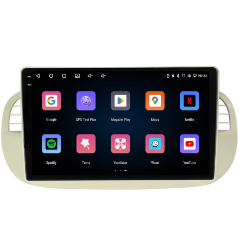 Navigatie Fiat 500 (2007-2015), Ecran 9 inch, 4GB RAM 64GB, 4-core [3]