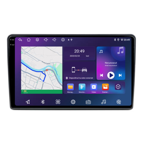 Navigatie Fiat 500L (2012-2017), Ecran 10 inch, 4GB RAM 64GB, 8-core [2]