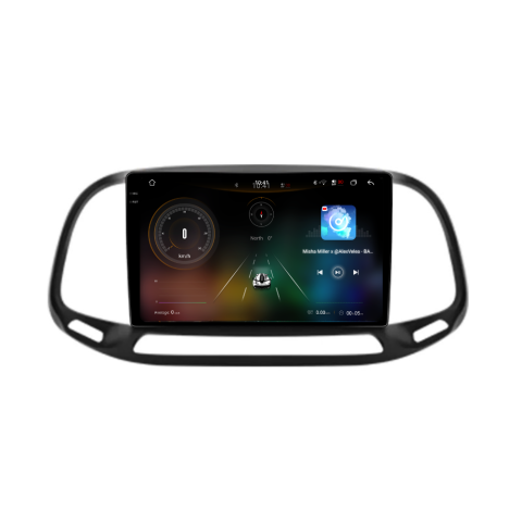 Navigatie Fiat Doblo (2015-2019), Ecran 9 inch 2K, 12GB RAM 256GB, 8-core [1]