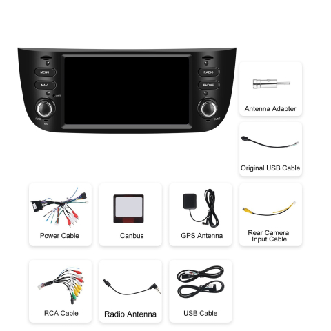 Navigatie Fiat Punto (2010-2018) Ecran 7 inch, 1GB RAM 32GB [3]