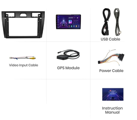 Navigatie Ford Fiesta (2002-2008), Android, 1GB RAM 32GB [2]