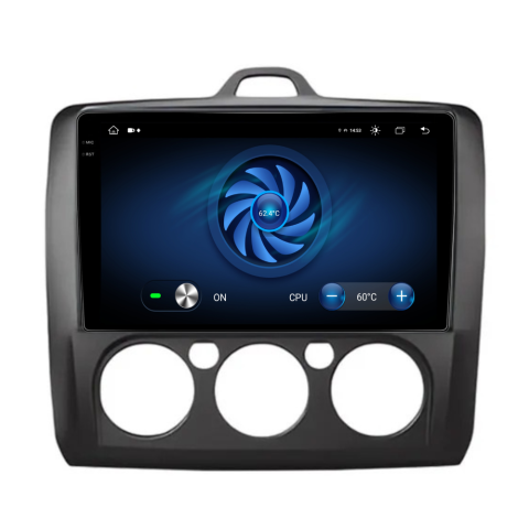 Navigatie Ford Focus 2004-2011, Android 13,Ecran 2K, 4GB RAM 64GB, Octa Core, carplay /android auto,rama negru AC [4]