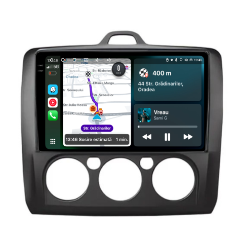 Navigatie auto dedicata - Navigație Ford Focus (2004-2011), Android, Ecran 9 inch, 2GB RAM 32GB