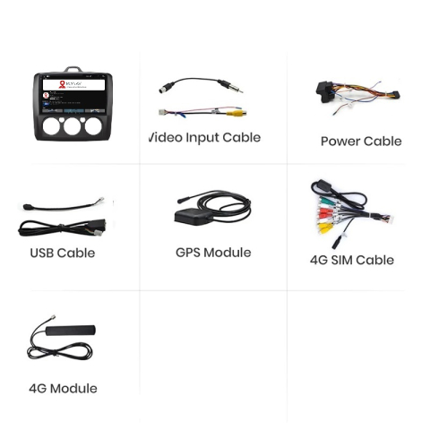 Navigatie Ford Focus (2004-2012), Android, Ecran 9 inch, 6GB RAM 128GB, 8-core [5]