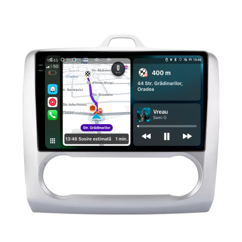 Navigatie auto dedicata - Navigatie Ford Focus (2004-2012), Android, Ecran 9 inch, 8GB RAM 256GB, 8-core