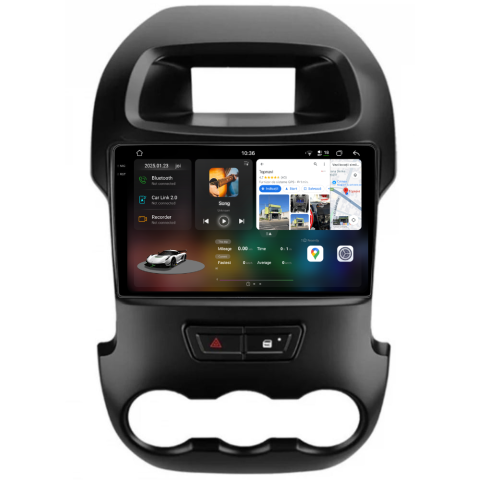 Ranger (2011-2016) - Navigatie Ford Ranger (2011-2016), Android, Ecran 9 inch 2K, 12GB RAM 256GB, 8-core