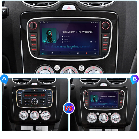 Navigatie Ford S-Max (2006-2015), Android, 1GB RAM 32GB, negru [2]